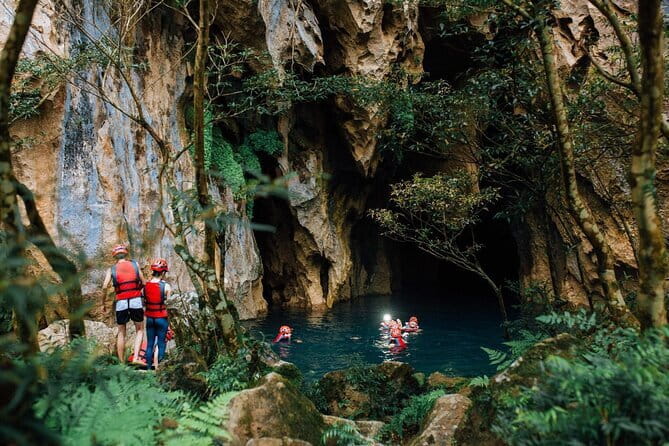 Explore Phong Nha Cave by Boat - Zipline Dark Cave - Dark Cave, river walking, and the mud pool