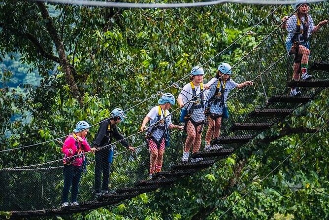 Extream Zipline @ Kingkong Smile and Dip in Hot Spring - Kingkong Smile’s long cables and high platforms