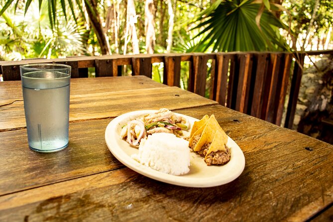 Extreme Experience From Cancun (Atv Shared, Zipline and Cenote) - Cooling off in a cenote