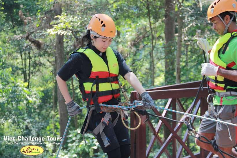 Extreme ZIPLINE 1500M & CANYONING in DA LAT - The 1,500-meter forest zipline