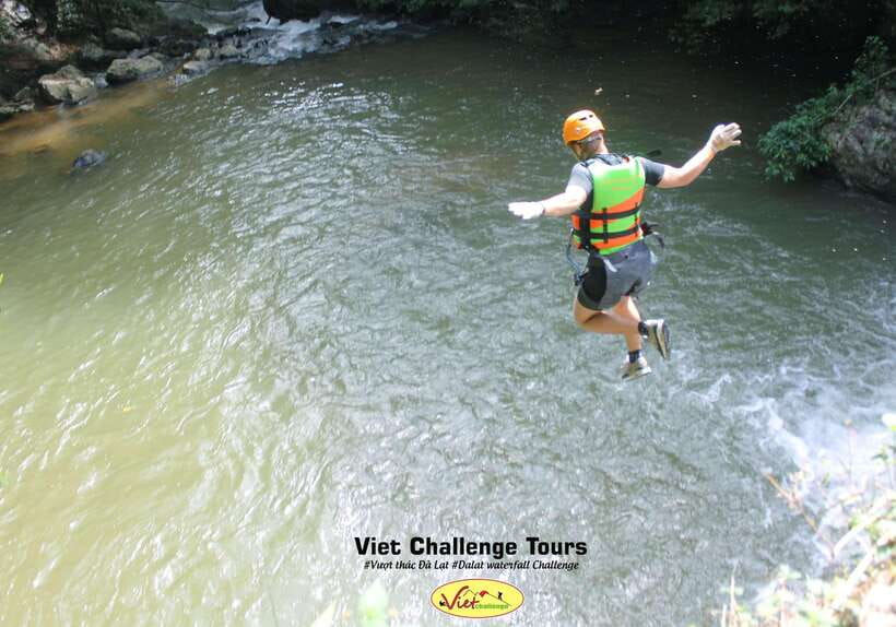 Extreme ZIPLINE 1500M & CANYONING in DA LAT - Lunch, shower facilities, and what the package covers
