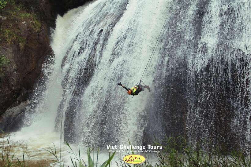 Extreme ZIPLINE 1500M & CANYONING in DA LAT - Pickup in Da Lat and the ride to Datanla
