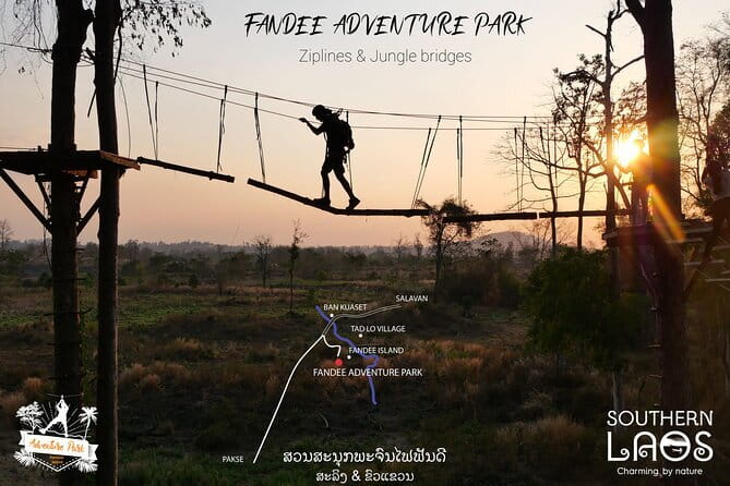 Fandee Hanging Park - Ziplines & Monkey Bridges in Tad Lo - Why Fandee Adventure Park fits Tad Lo so well