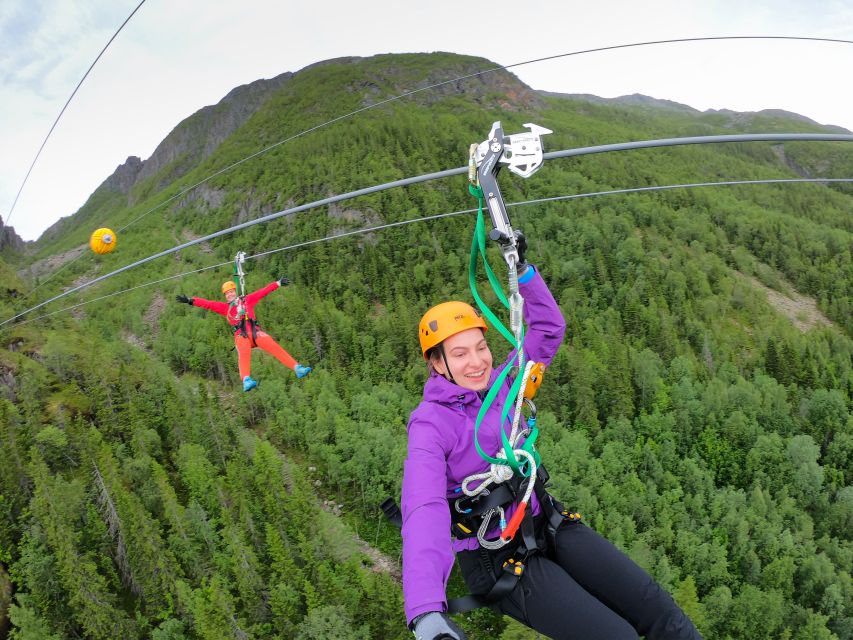 Feel the adrenaline in Mosjøen Zipline - Taking in Sjøgata and the Vefsna River