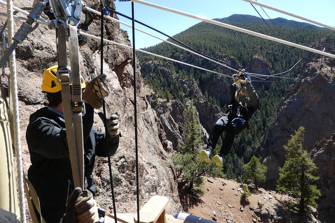 Fins Course Scenic Zipline Tour - The five ziplines across Seven Falls Canyon