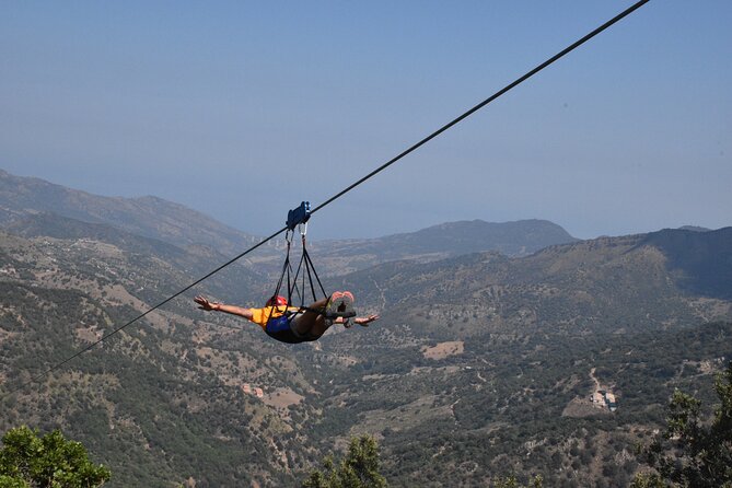 Flight with the Zipline Sicily in San Mauro Castelverde - What happens from the ticket office to the arrival station