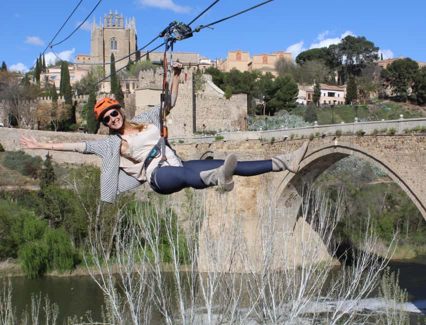 Fly Over Toledo: Urban Zipline over Tagus River - The safety briefing comes before the excitement