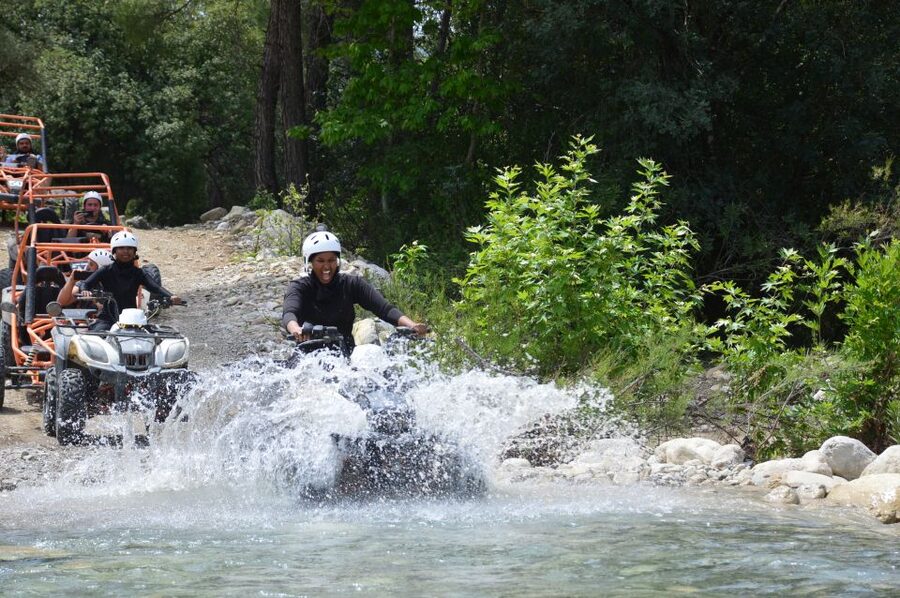 From Belek: Fully Combo Zipline, Quad Safari, Rafting, Lunch - The Roma Bridge and Köprüçay River