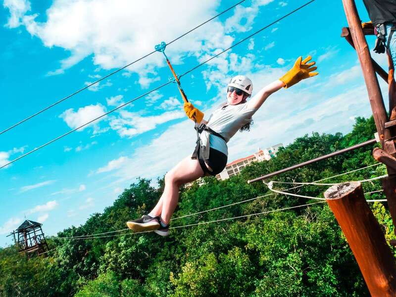 From Cozumel: The Original Zipline Adventure Tour - The safety briefing comes before the first flight