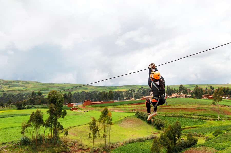 From Cusco: Half-Day Zip Line Adventure - The first cable helps you settle in
