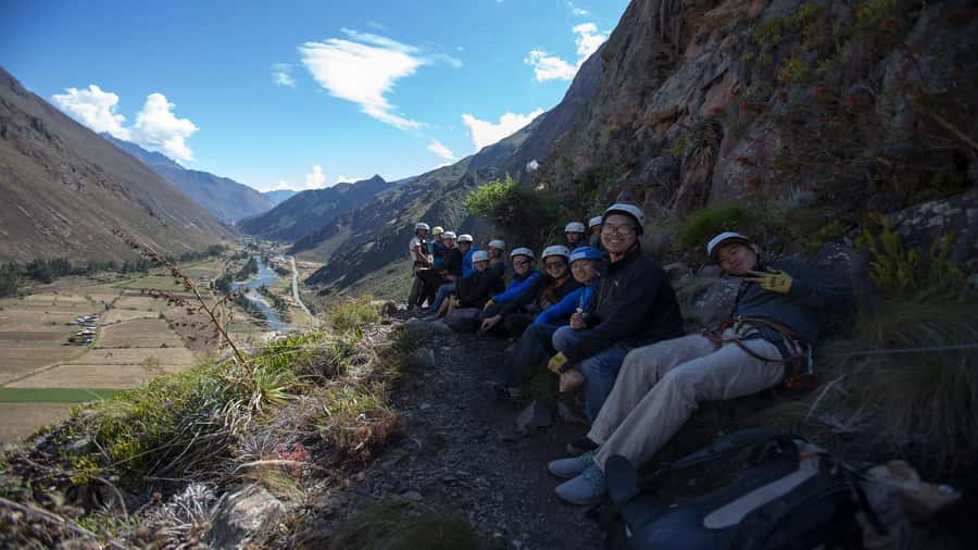 From Cusco: Via Ferrata & Zip Line with lunch - Lunch above the Sacred Valley