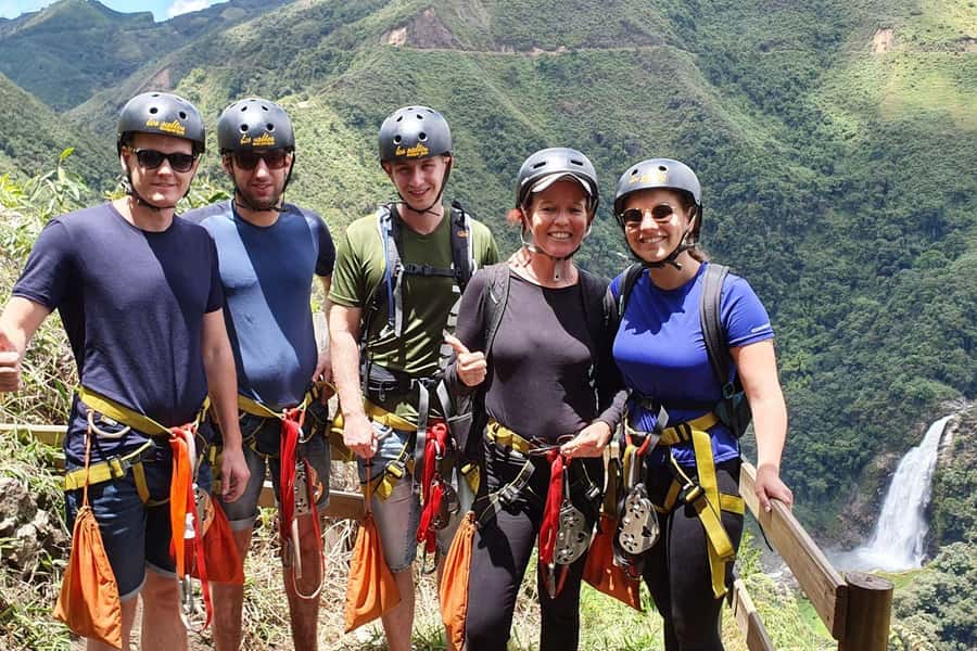 From Medellin: Epic Zipline and Giant Waterfall - The 20-minute walk to the first flight