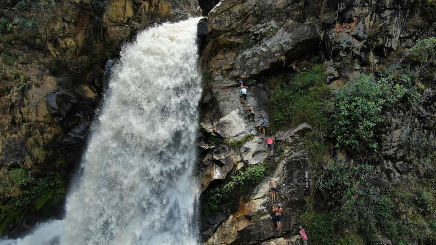 From Medellin:Powerful via Ferrata & Zipline Giant Waterfall - Leaving Medellín for Antioquia’s mountain country