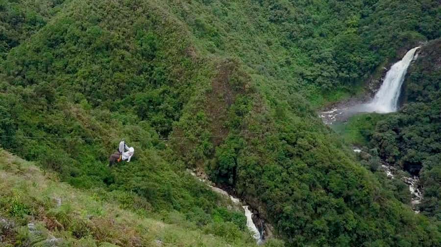 From Medellin:Powerful via Ferrata & Zipline Giant Waterfall - Fitness, weight, and equipment rules