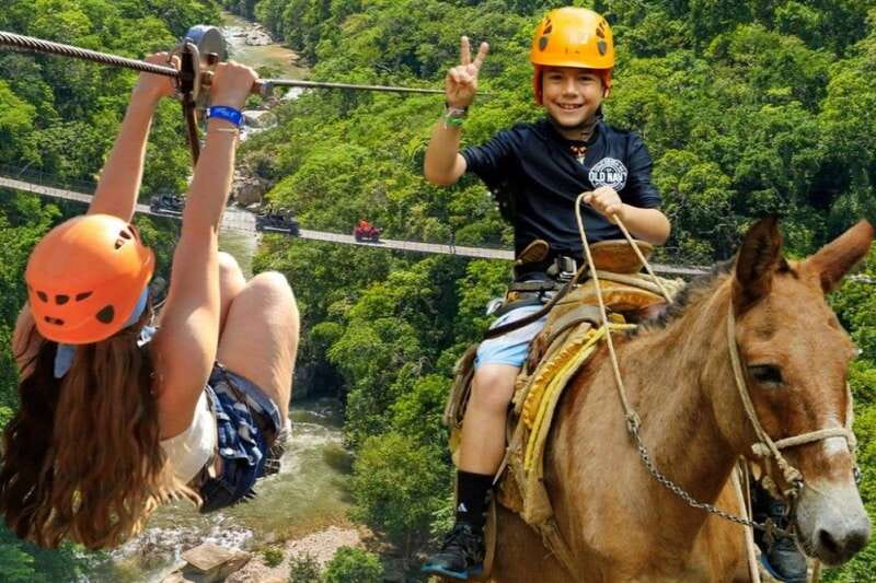 From Puerto Vallarta & Nuevo Vallarta: Canopy Zipline Tour - Key points at a glance