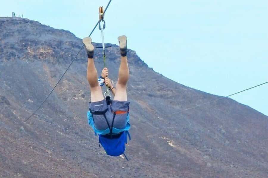 From Santa Maria: Sal island Zipline Experience (Official) - A 1,000-meter flight over sand and sea