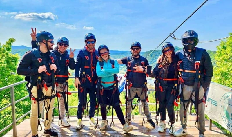 From Tirana: Petrela Zipline Adventure with Transport - What the views add to the price
