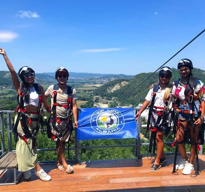 From Tirana: Petrela Zipline Adventure with Transport - Adding Petrela Castle to your day