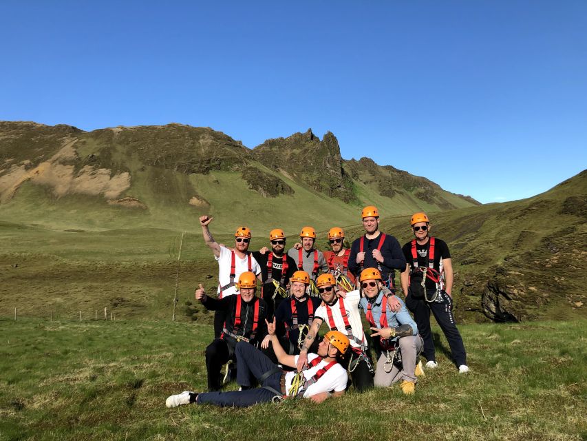 From Vík: Zipline and Hiking Adventure Tour - Big Rush and the first canyon views