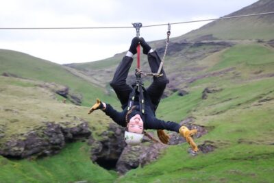 From Vík: Zipline and Hiking Adventure Tour