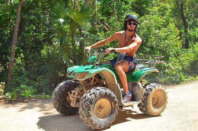 Full Adrenaline Day in Tulum! ATVs, Zipline, Cenote, Rappel, Food - Getting from Playa del Carmen or Tulum to the activity