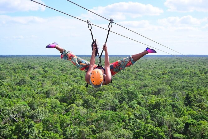 Full Adrenaline Day in Tulum! ATVs, Zipline, Cenote, Rappel, Food - The 7-meter rappel and Maya ceremony