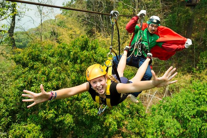 Full Day Chiang Mai Zipline Adventure, Rafting, ATV-ing, and Sticky Waterfall - Tang River rafting for about 45 minutes