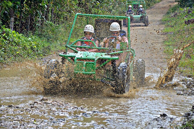 Full-Day La Hacienda Dune Buggy with Zipline & Horseback Activity - Macao Beach brings the day to a close