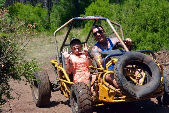 Full-Day Rafting With Quad Safari and Zipline in Alanya - Ziplining above the activity area