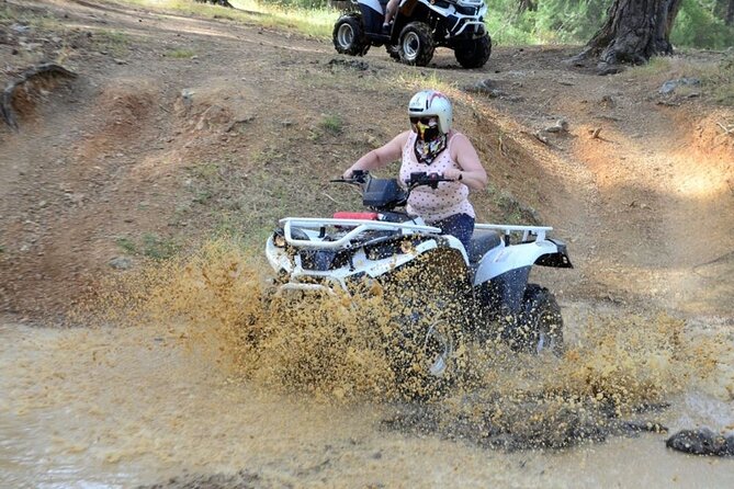 Full-Day Rafting, Ziplining, Quad and Buggy Adventure from Side/Manavgat - Ziplining for five to ten minutes