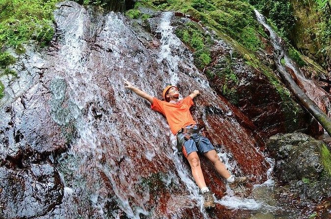Full-Day Zipline and Waterfall Rappelling Adventure Near San Juan - Rappelling Down El Salto Waterfall