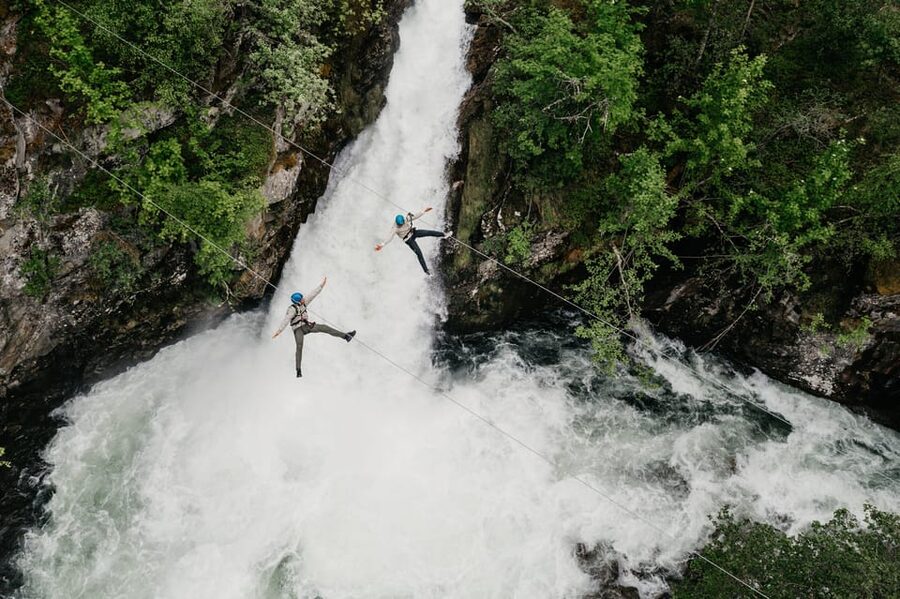 Geiranger: Zipline Park Experience - What the via ferrata adds