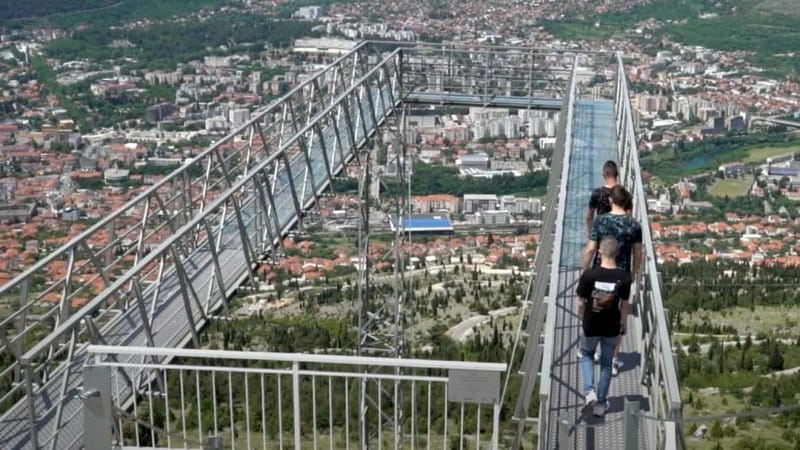 Glass Bridge & Zip-line Mostar - The zip-line that made Fortica famous