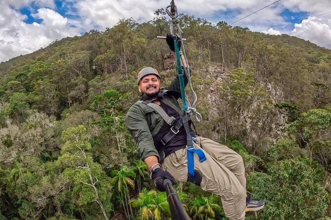 Gold Coast Canyon Flyer Zipline Tour - Crossing the plank bridges and entering the main course