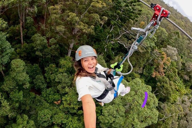 Gold Coast Canyon Flyer Zipline Tour - The scenic ride to the first platform