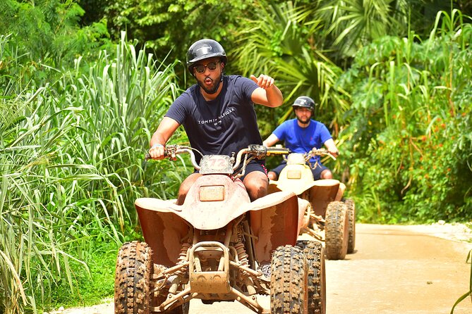 Great Adventure in middle of the Jungle. ATV experience, Ziplines and cenote - A compact jungle adventure near Puerto Morelos