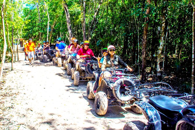 Half Day ATV, Zip-line & Cenote tour! Transportation from Cancun - Three Cancun-area activities in one morning