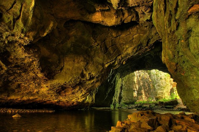 Half-Day Barton Creek Cave with Optional Zipline, Butterfly Farm Or Rock Falls - The ride through Upper Barton Creek