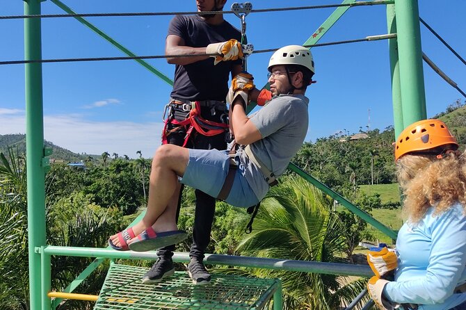 Half-day Zip Lining in Punta Cana - Seven zipline stations, not one long flight
