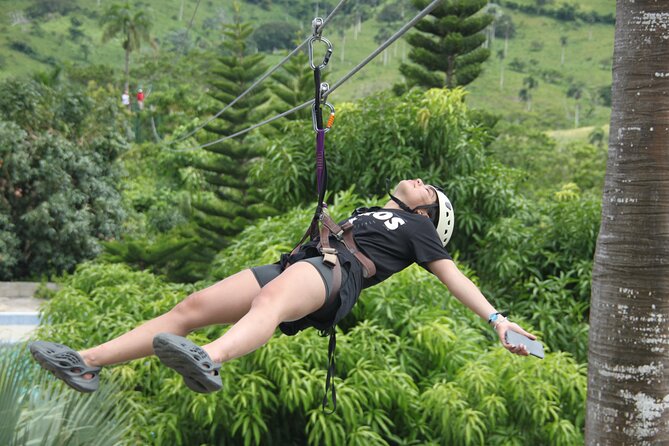 Half-day Zip Lining in Punta Cana - Guides, vehicles, and communication