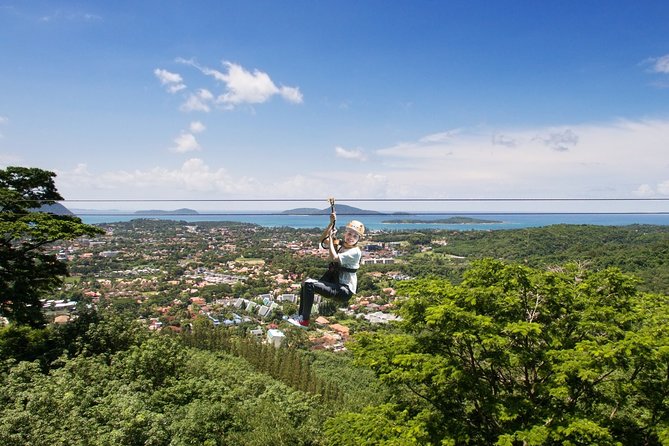 Hanuman World Phuket: Zipline & Canopy Thrills - The roller zip line is the big thrill