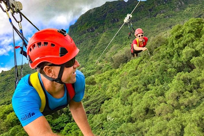 Hawaii Kipu Ranch PowerLine Zipline with Guide - The guides make a real difference