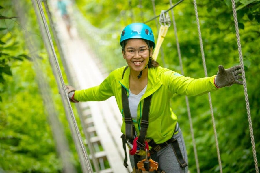 Henderson, Minnesota: 14-Line Zipline Canopy Tour - The final lines bring speed instead of height