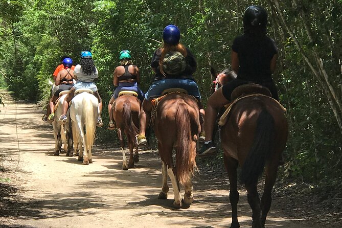 Horseback, ATV´s, Ziplines, Cenote, Hanging bridge Lunch and Round Trip Included - ATV tracks, dust, and the value of driving your own machine