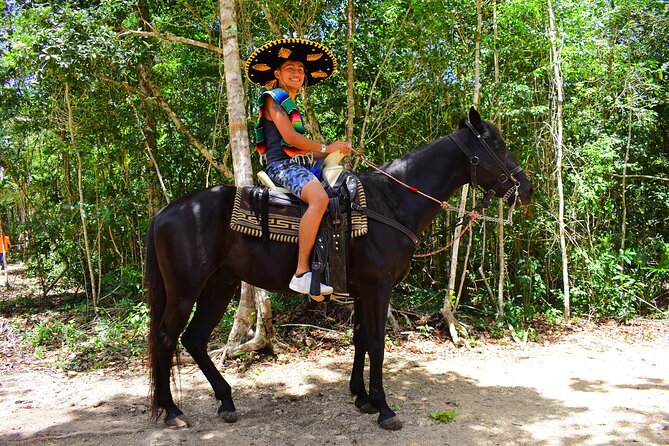 Horseback Ride, ATVs (Single), Cenote & Ziplines! Adrenaline & Nature Experience - Zip lines above the jungle
