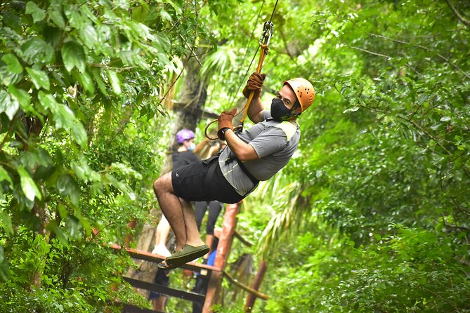 Horseback riding and ATV in the jungle, Ziplines, Cenote & Lunch - Pickup times from Cancun, Playa del Carmen, and Tulum