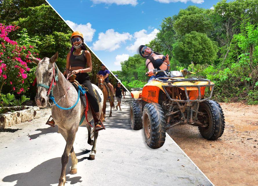 Horseback Riding & ATV Adventure with Ziplines & Cenote - ATV trails at Extreme Adventure Park