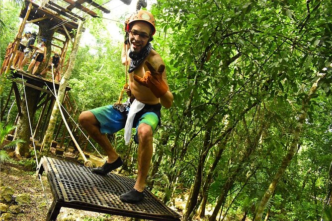 Horseback Riding + ATV + Cenote + Zip-Line from Cancun and Playa del Carmen - ATV riding on a short off-road course