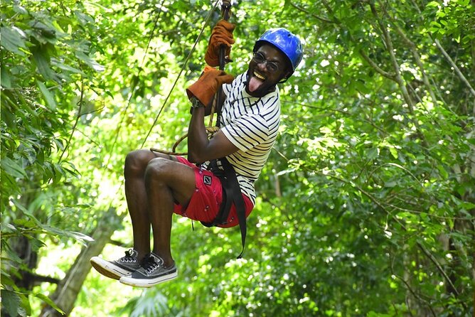 Horseback Riding + ATV + Cenote + Zip-Line from Cancun and Playa del Carmen - Cooling off in a Mayan cenote