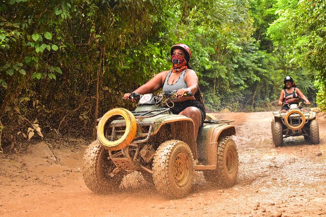 Horseback Riding plus ATV, Cenote, Ziplines, and Lunch - Cooling Off in a Mayan Cenote